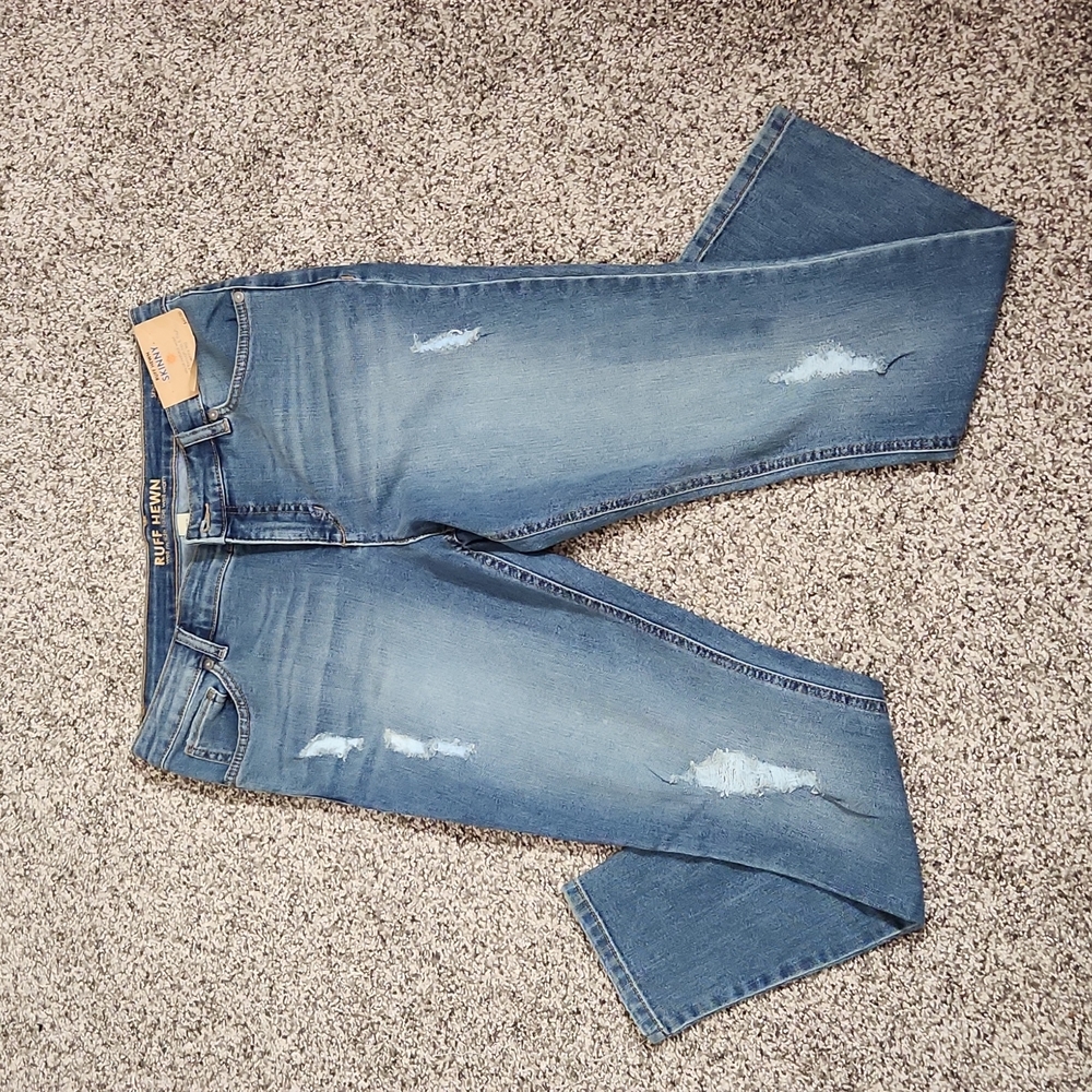 Distress Ruff Hewn Jeans